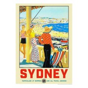 Retro Print - Sydney Beach 1930